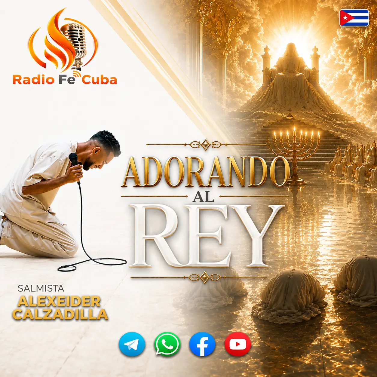 Portada de Adorando al Rey